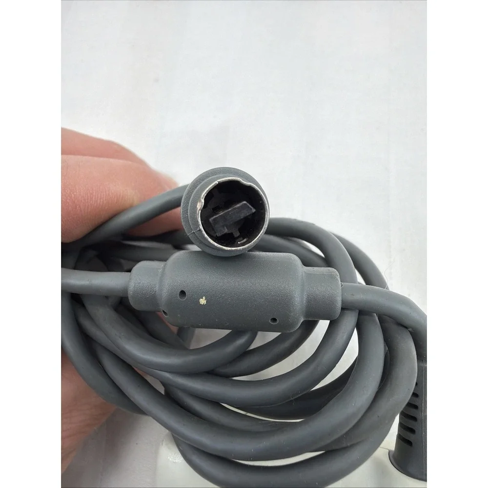 Xbox 360 OEM Official: White Wired Controller.NO Breakaway Cable. Tested
